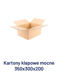 Kartony klapowe mocne 350x300x200